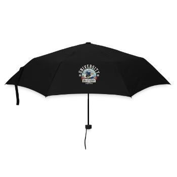 Universität für Snowboarden - Regenschirm (klein) - Schwarz - Vorne