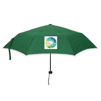 Colombe de la paix - Parapluie standard - vert bouteille - Devant
