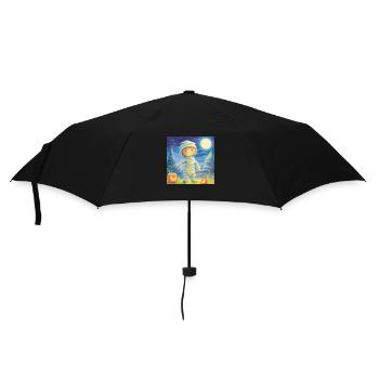 Momie pastel à Halloween - Parapluie standard - noir - Devant