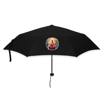 InnerPeaceWear - Regenschirm (klein) - Schwarz - Vorne