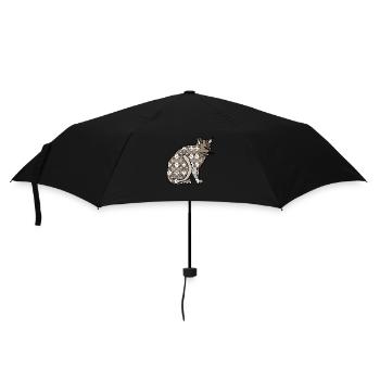 Cat - Umbrella (small) - black - Front