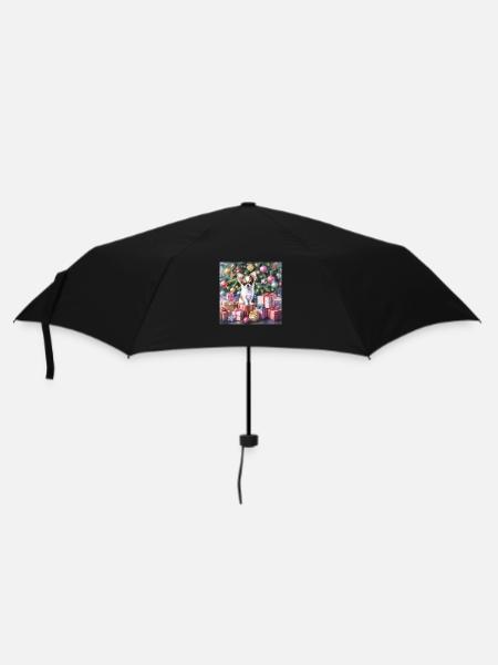 Chihuahua Christmas - Regenschirm (klein) - Schwarz