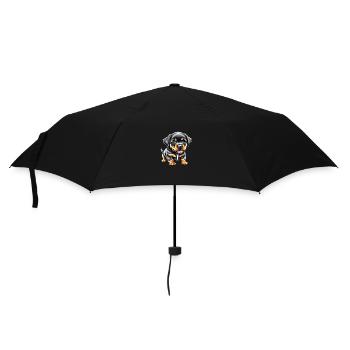 Rottweiler Chien Rottweiler Chiot Chiens Chien Chiot - Parapluie standard - noir - Devant