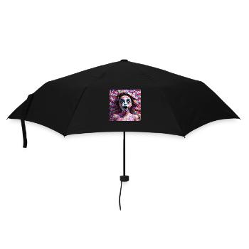 Flower Power #18 - Parapluie standard - noir - Devant