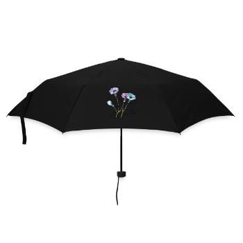 Flowers - Umbrella (small) - black - Front