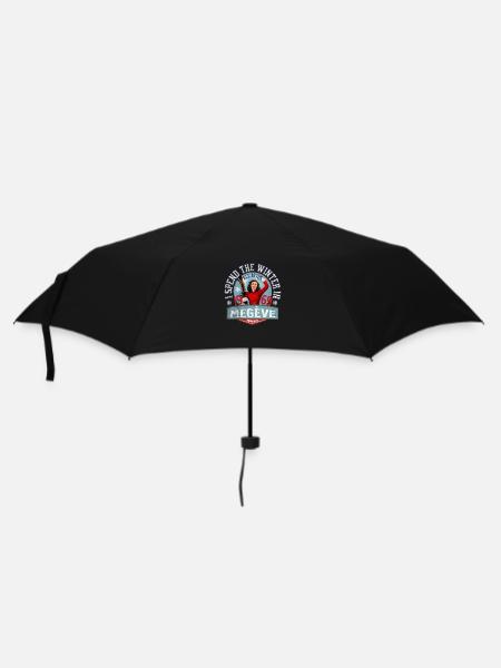 I spend the winter in Megève - Parapluie standard - noir