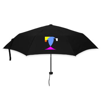 World of transition - Regenschirm (klein) - Schwarz - Vorne