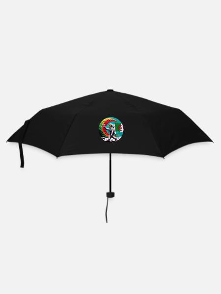l'Algérie à marché sur la lune - Parapluie standard - noir