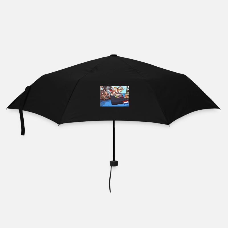 Arrivée de Saint-Nicolas - Parapluie standard - noir