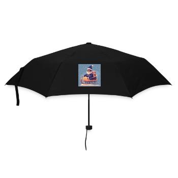 Traîneau du Père Noël - Parapluie standard - noir - Devant