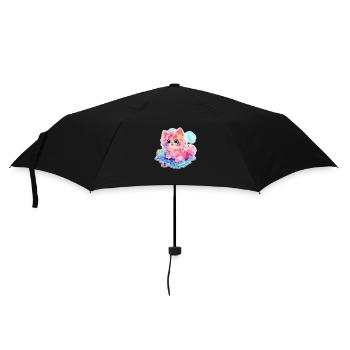 Chat - illustration - Parapluie standard - noir - Devant