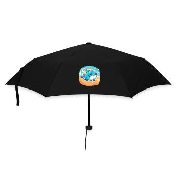 Bébé requin - Parapluie standard - noir - Devant