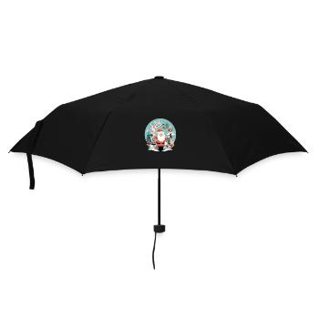 Der Zauber von Weihnachten - Regenschirm (klein) - Schwarz - Vorne
