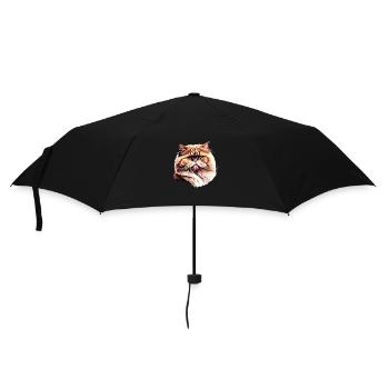 Chat Maine Coon Propriétaire Chat Chaton - Parapluie standard - noir - Devant