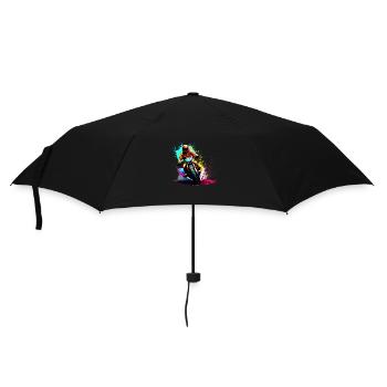Moto Fan Moto Motard Motard Motard Motocross - Parapluie standard - noir - Devant