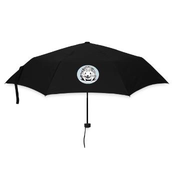 Niedlicher Igel - Regenschirm (klein) - Schwarz - Vorne