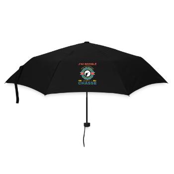 Chasse chasseur j'ai gouglé mes symptômes - Parapluie standard - noir - Devant