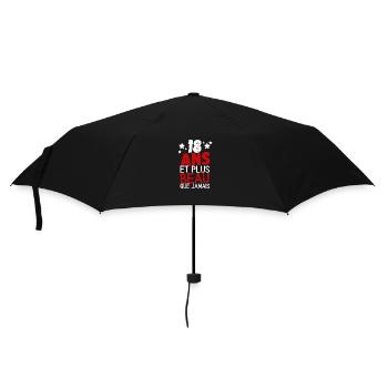 18 ans et plus beau que jamas - Parapluie standard - noir - Devant