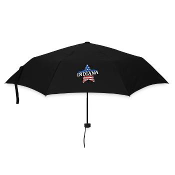 Indiana - USA - United States of America - Amerika - Umbrella (small) - black - Front