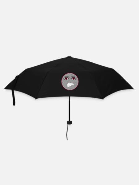 En colère - quelqu’un est fou ici !? - Parapluie standard - noir