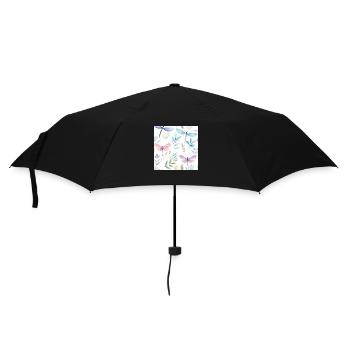 Dragonfly in watercolors - Umbrella (small) - black - Front