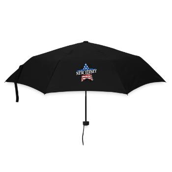 New Jersey - USA - United States of America - Umbrella (small) - black - Front