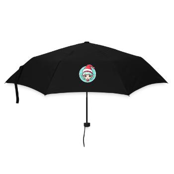 Elf Christmas Illustration - Umbrella (small) - black - Front