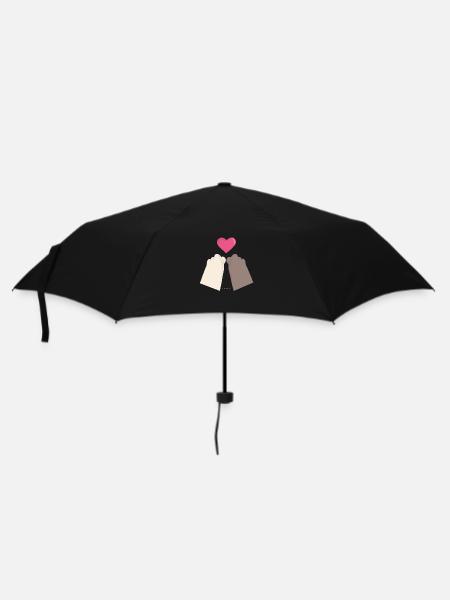 Lean & Loo Finger Hearts - Umbrella (small) - black