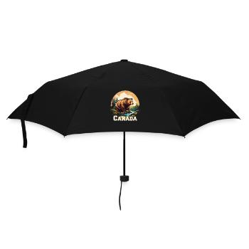 Grizzli du Canada - Parapluie standard - noir - Devant