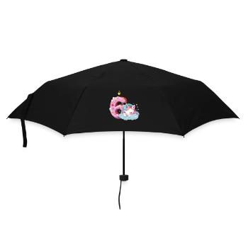 Birthday birthday party birthday gift born - Umbrella (small) - black - Front