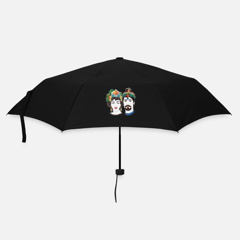 Teste di Moro - Umbrella (small) - black