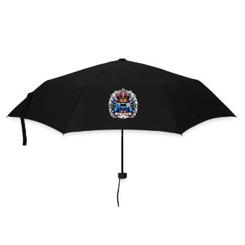 King of Gaming - Controller and Crown Illustration - Umbrella (small) - black - Front