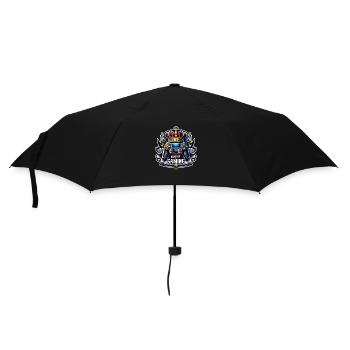 King of Gaming - Controller and Crown Illustration - Umbrella (small) - black - Front