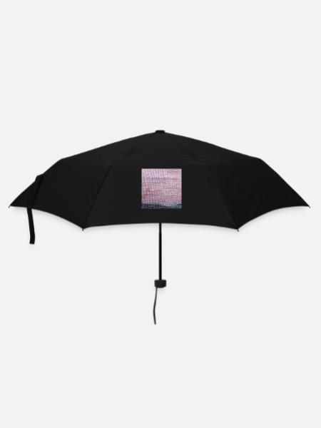 Abstrakter Rosa Himmel - Regenschirm (klein) - Schwarz