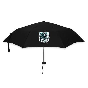 Hacker - Illustration - Parapluie standard - noir - Devant
