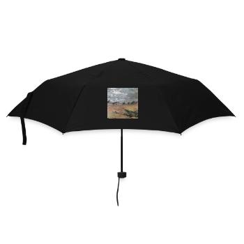 Landschaft mit Bergen - Regenschirm (klein) - Schwarz - Vorne