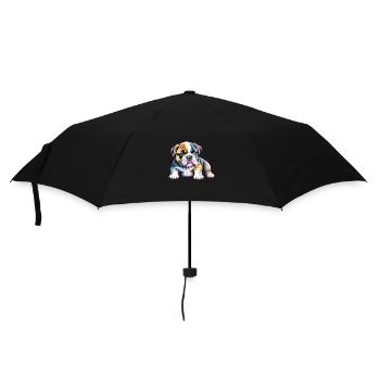Bulldog Dogs Dog Owner Dog Owner - Umbrella (small) - black - Front
