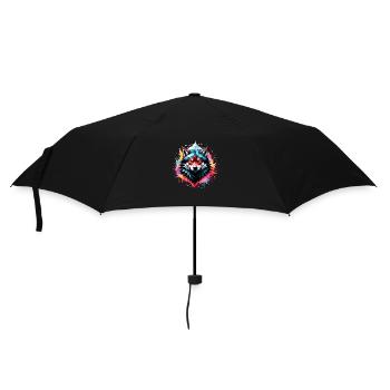 Wolf Tattoo - Umbrella (small) - black - Front