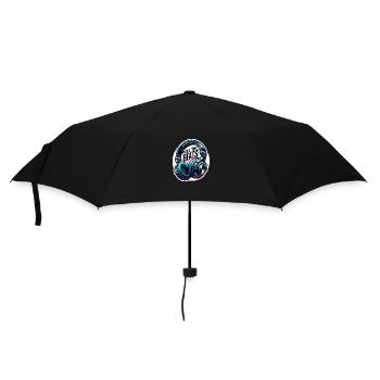 Ressentez les rythmes - Illustration d'un casque - Parapluie standard - noir - Devant
