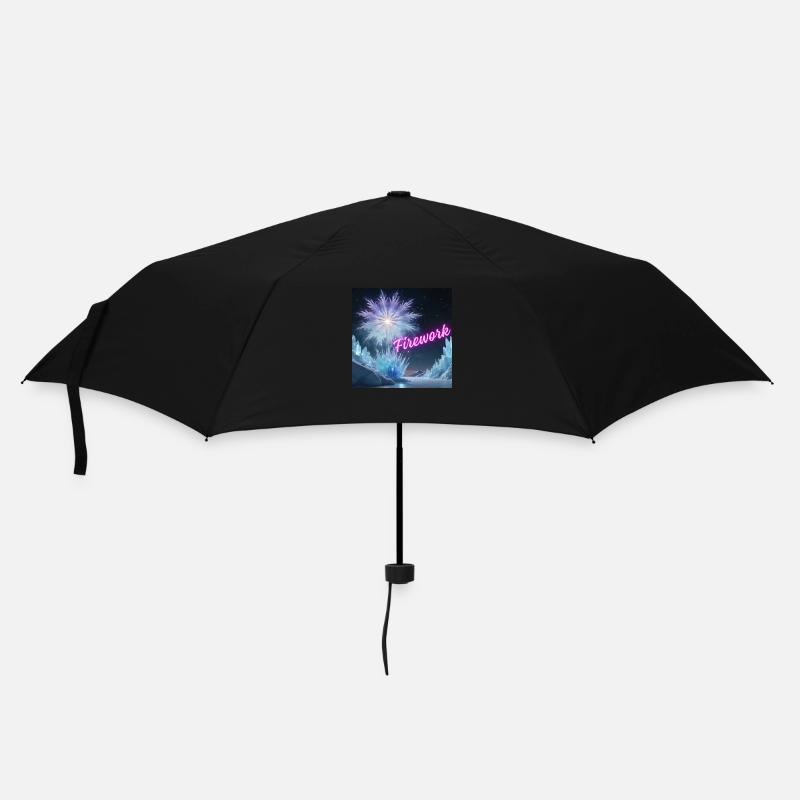 Firework - Regenschirm (klein) - Schwarz
