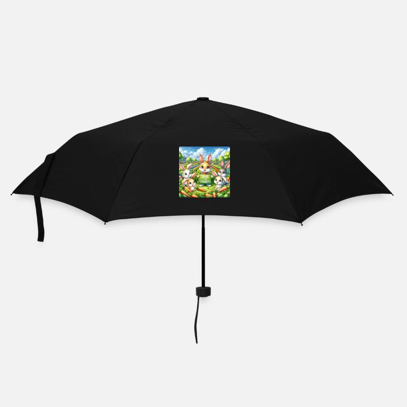Save the carrots - Umbrella (small) - black