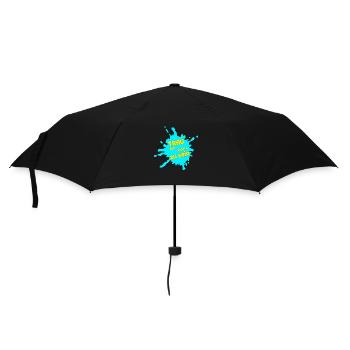 Farbige Courage: Andersartigkeit wagen 2 - Regenschirm (klein) - Schwarz - Vorne