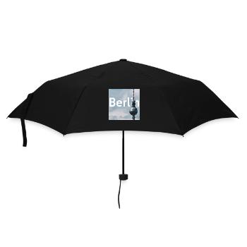 Berlin - Regenschirm (klein) - Schwarz - Vorne