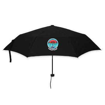 Stay Dry - Umbrella Illustration - Umbrella (small) - black - Front