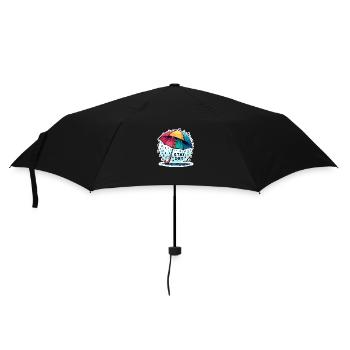 Stay Dry - Umbrella Illustration - Umbrella (small) - black - Front