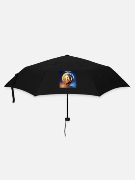 Bitcoin vers la Lune - Parapluie standard - noir
