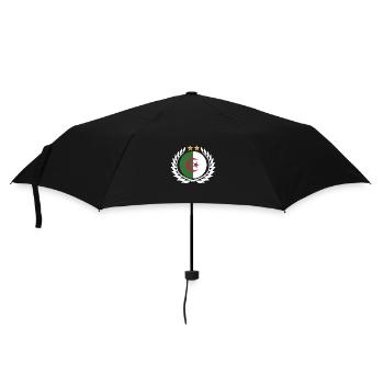 Algerian wreath - Algeria gift idea - Umbrella (small) - black - Front