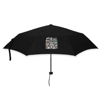 Stay Wonderful - Regenschirm (klein) - Schwarz - Vorne
