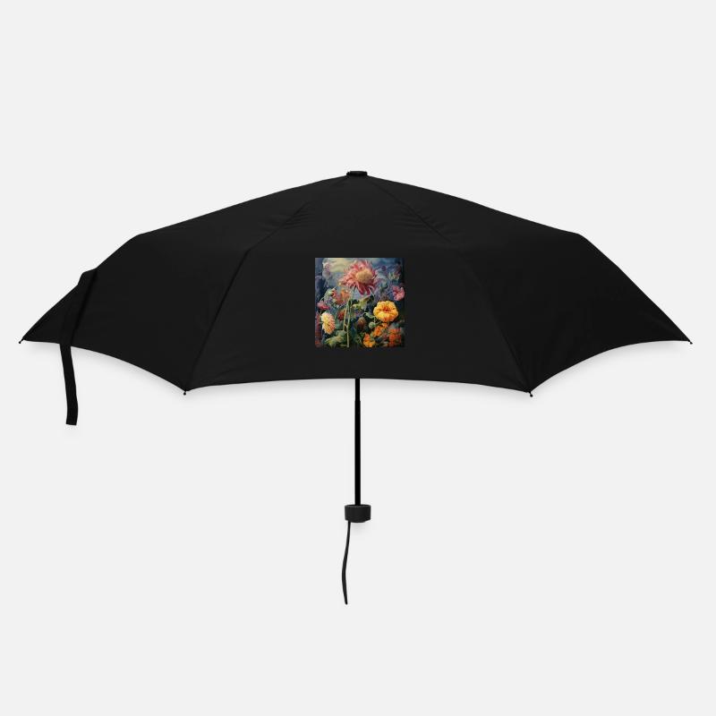 Fleurs 1 - Parapluie standard - noir