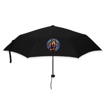 Dachshund - Umbrella (small) - black - Front